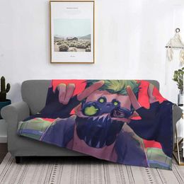 Blankets Apex Legends Crypto Shooting Game Blanket Plush Octane Multifunction Plaid Throw For Car Outdoor Bedding Throws