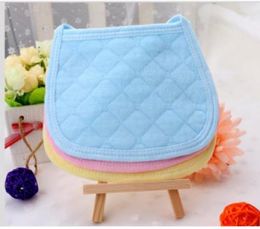 10pcslot New Cute Baby Bibs Solid Color Cotton Newborn Infant Girls And Boys Baby Feeding Bibs Burp Cloths4420726