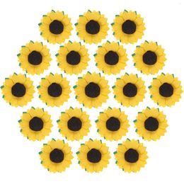 Gift Wrap 100pcs Artificial Decor Crafts DIY Sunflower Heads Garland Flower Decorations