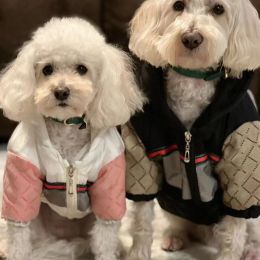 Luxury Designer Pet Dog Clothing Warm Dog Clothes Winter Pet Dog Coat Jacket Pets Clothing for Small Medium Dogs Coat Warm Pet French Bulldog Chihuahua Schnauzer