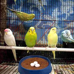 4 Pcs Plastic Bird Nests Bird Egg Basins Small Bird Nesting Bowls Pet Bird Cage Breeding Hatching Boxes Cage Accessories