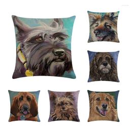 Pillow Various Cartoon Dog Cover Golden Covers Upside Down Bat Cases Bedroom Sofa Decoration ZY287