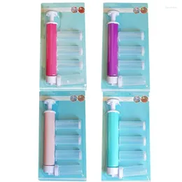 Baking Moulds 6 Colours Manual Pastry Airbrush Gun Cake Sprayer For Kitchen Tool