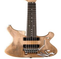 Natural N4 Electric Guitar Ash Body Maple Neck Floyd Rose Tremolo Tailpiece Abalone Dot Inlays Chrome Hardware2800969
