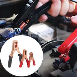 2PCS Battery Jumper Cable Clamps 200A Insu2PCS Battery Jlated AlligatorClips Battery Charging Connector Kit For Car Auto Vehicle