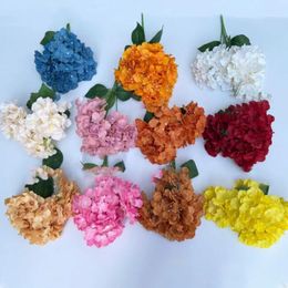 Decorative Flowers Decoration Arch Background Wall DIY Wedding Flower Artificial Colourful Silk Hydrangea