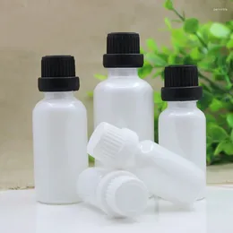 Storage Bottles 15ml Pearl White Glass Bottle Toner Water Essence Moisture Liquid Oil Serum Hyaluronic Gel Skin Care Cosmetic Packaging