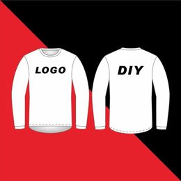 Custom Any Style Brands Jersey MTB Motorcycle Clothing Cycling Moto Bike Motocross BMX T-Shirt Long Sleeve Bicycles 240407