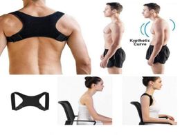 whole back shoulder posture corrector brace adjustable adult sports safety back support corset spine support belt posture corr8596811