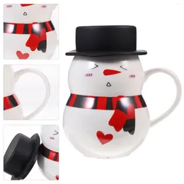 Mugs Ceramic Coffee Mug Christmas Cup Creative Porcelain Decoration Silicone Holiday Gift