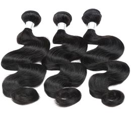 12A Body Wave Raw Human Hair 3Bundles With Natural Color Top Grade Quality Brazilian Peruvian Malaysian Indian Hair 830inch3658616