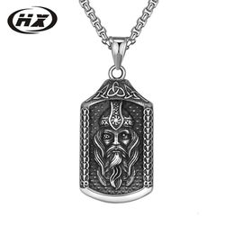 Stainless Steel Viking Odin Titanium Pendant Mens Domineering Personality Trend Necklace