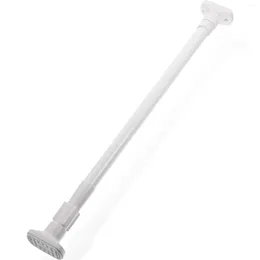 Shower Curtains Clothes Rail Wardrobe Pole Curtain Rod Rods Door Punch-free Tension Bracket