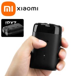 Shavers Portable XIAOMI Mijia Electric Shaver S100 Twin Blade Dry Wet Razor Beard Trimmer Cutter TypeC Rechargeable Men Razors Machine