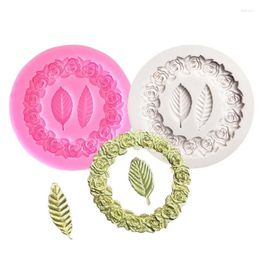 Baking Moulds Sugarcraft Leaf Silicone Mould Fondant Cake Decorating Tools Chocolate Frame Sugar Cookie Tool