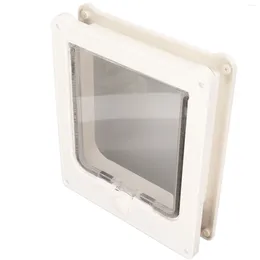 Cat Carriers Plastic Door Pet Flap Lockable Automatic For Cage