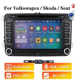 OctaCore 2 Din Android 10 Car Audio DVD Player Radio For VW GOLF 6 Polo Bora JETTA B6 PASSAT Tiguan SKODA OCTAVIA GPS Navigation6848196