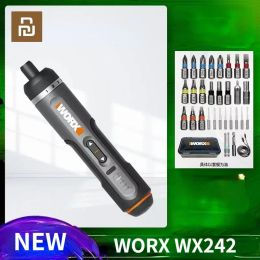 Accessories Youpin Worx 4V Electrical Screwdriver Sets WX242/wx240 Smart Cordless Electric Screwdriver USB Rechargeable Household Power Tool