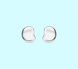 T bean Design stud earrings Charm teardrop Love earrings 925 sterlling silver 18k gold plated jewelry Fashion Classic Luxury Brand5806341
