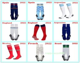 2022 Argentina England Brazil Spain soccer socks Mexico Brasil football socks 2023 adult Kids Sports Socks255D8413050