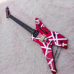 In Stock New Arrival Custom Electric GuitarCrosses Body Red 2403