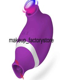 Massage 10 Speed Powerful Vibrator for Women Clit Sucker Clitoris Stimulator Oral Tongue Blowjob Pussy Licking Sex Toys Goods for 4672565