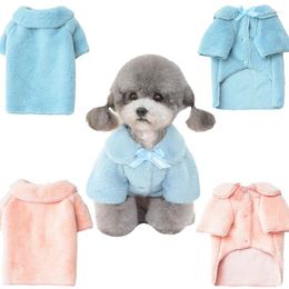 Dog Apparel Soft Coat Winter Pet Puppy Clothes Small Jacket Yorkie Pomeranian Maltese Shih Tzu Bichon Schnauzer Clothing Warm