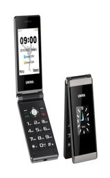 UNIWA X28 28177 Inch Dual Screen SOS Function Big Button 1200mAh Battery Long Standby Unlock Flip Cell Phone9266628