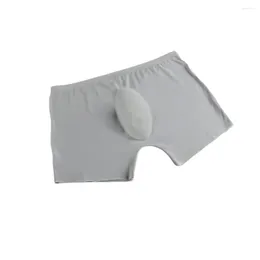 Underpants Men Sexy Underwear Shorts Pouch Soft Panties Men's Ultra-thin Breathable Boxer Ice Silk Seam Majtki Mes
