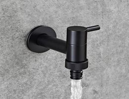 Outdoor Faucet Garden Bibcock Tap Bathroom Washing Machine Faucet mop Faucet Single Cold Antique BronzeBlack Oil Brushed4238463