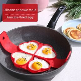 1pc Silicone Egg For Kitchen Nonstick Maker Mould Baking Accessories Tools Gadgets Pancake Rings 240407
