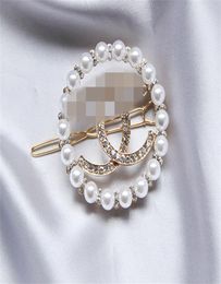 Top quality alloy pearl ladies hair clip luxury hair accessories clip back of the head side clip2277867