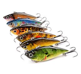 Fly Fishing VIB crankbait Painted lifelike Fish 3D Eyes 65cm 85g Fish pattern clear Casting Laser Artificial lure3879115