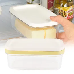 Storage Bottles Butter Box Cheese Container Keeper With Cutting Net For Kitchen