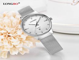 LONGBO luxury Business Men Watches Luxury Stainless Steel Band Male Female Quartz Watch Calendar Couple Wristwatch Gifts 50286277812