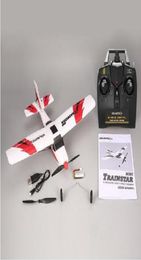2020 NEW VOLANTEX V7611 24Ghz Mini Remote Control Aeroplane Fixed Wing Drone Trainstar 3CH 6Axis Plane RTF for Kids Gift Present7492641