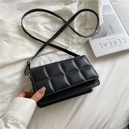 Shoulder Bags Fashion Women PU Leather Crossbody Candy Colour Elegant Ladies Purse Handbags Female Simple Small Square Bolso