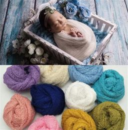 Blankets 10pcs/Lot Gauze Wraps Baby Mesh Lace Wrap Born Cheese Cloth Props Pography Backdrops Po Background