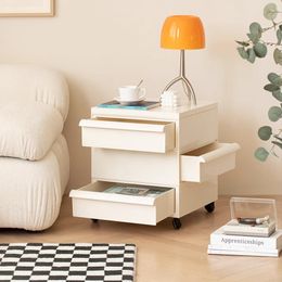 Mid Century Modern Minimalist Nightstand Mobile Bedroom Nordic Bedside Table Storage Cabinet Chevet De Lit Meuble Furniture WKNS