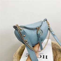 Shoulder Bags Summer Chain Women 2024 Fashion Trend Korean Version Of The Net Red One-shoulder Stiletto Hand-held Simple Chest Bag
