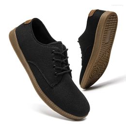 Casual Shoes Fujeak Non-slip For Men Breathable Mesh Sneakers Classic Minimalist Walking Footwear Ultralight Trail Running