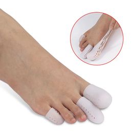 2024 2PCS Breathable Toe Protectors Sleeve Pads Cushion Big Toe Guards Silicone Toe Covers For Protection Of Ingrown Toenails for toe