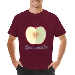 Men's Polos Love Inside T-Shirt Funnys Anime Clothes Graphics Cotton