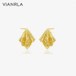 Dangle Earrings 18K Gold Earring Jewellery Irregular Leaf Shape Fashion Women's Laser Custom Logo