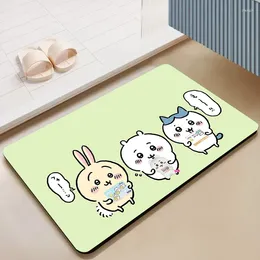 Carpets Chiikawa Diatom Ooze Bath Mat Rugs Kitchen Carpet Entrance Doormat Rug For Bedroom Mats Children Room Welcome Deal Custom