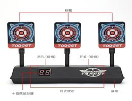 Evergreen acoustooptic reset electronic scoring target automatic return for children039s toy gun shooting2601002