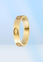 Titanium steel silver love ring men and women rose gold Jewellery for lovers couple rings gift size 511 Width 46mm4945711