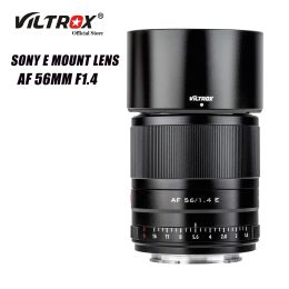 Accessories Viltrox 56mm F1.4 Stm Lens Auto Focus Prime Large Aperture Portrait Lens Apsc for Sony E Mount Camera Lens A7r A7iv A9ii A6600
