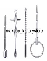 Massage New 4 Style Penis Plug Male Urethral Dilator Horse Eye Stimulation Sounding Masturbator Metal Urethral Catheter Sex Toys F4766409