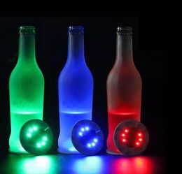 Up Coasters Lighting LEDs Bottle Lights OnOff Disposable Coaster Waterproof Light Coaster Bottles Coastery for Parties Weddings H2677312